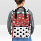 Black and White Polka Dot Glam Backpack - Keep Prominent Boutique