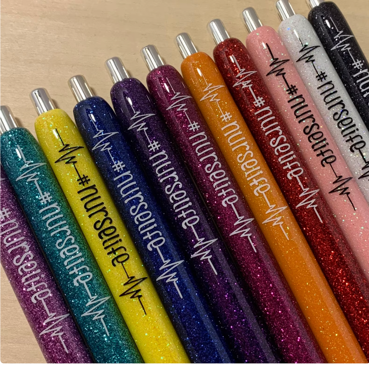 Glitter Pens, Beach Style Pens, Gel Pens, Ink Pens