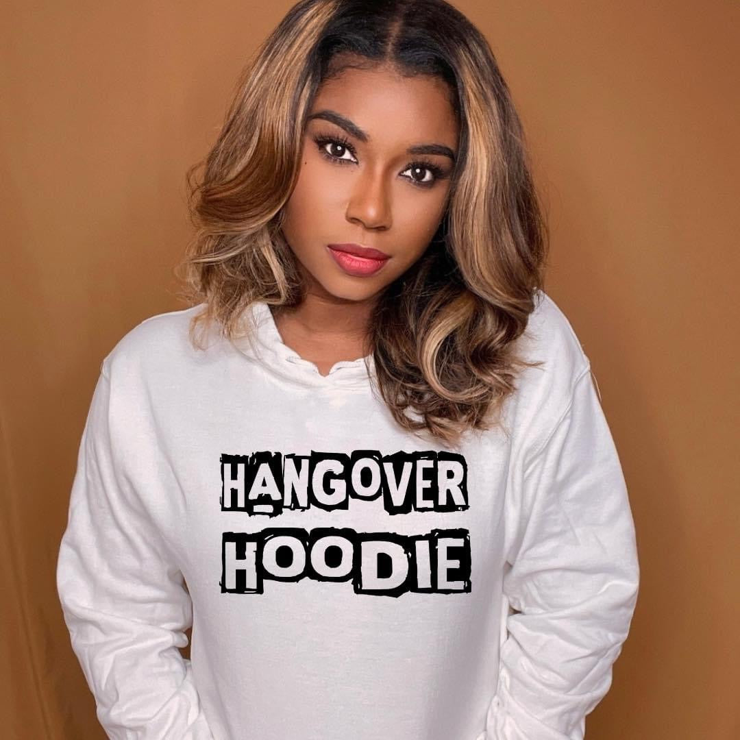 Hangover Hoodie Unisex White - Prominent StylS of Sorts- PSS!