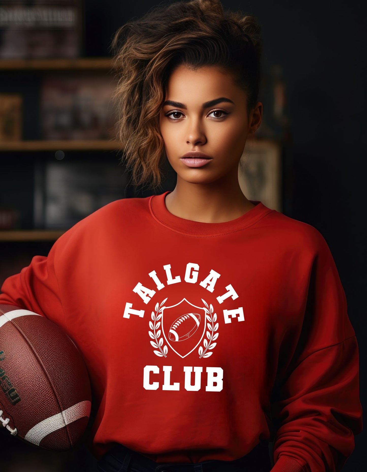 Tailgate Club Crewneck Sweater, Tailgate & Football Sweatershirt