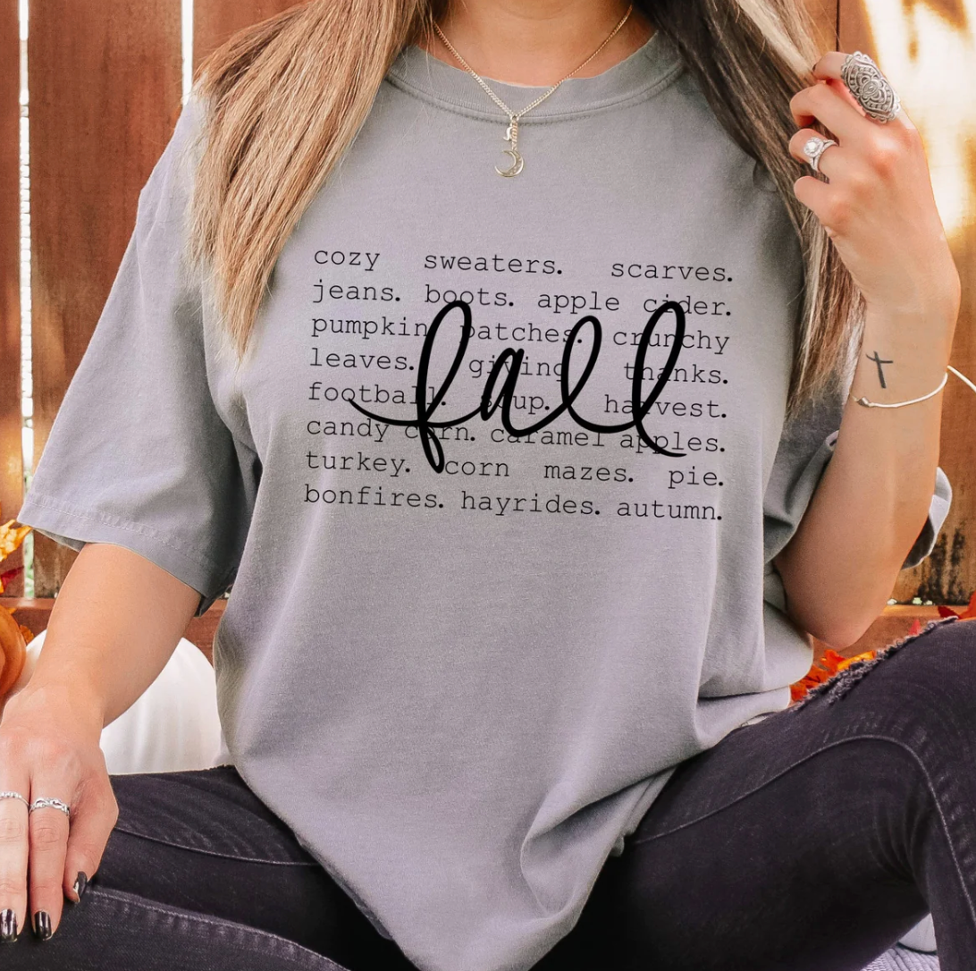 Hello Fall Tshirt - Keep Prominent Boutique