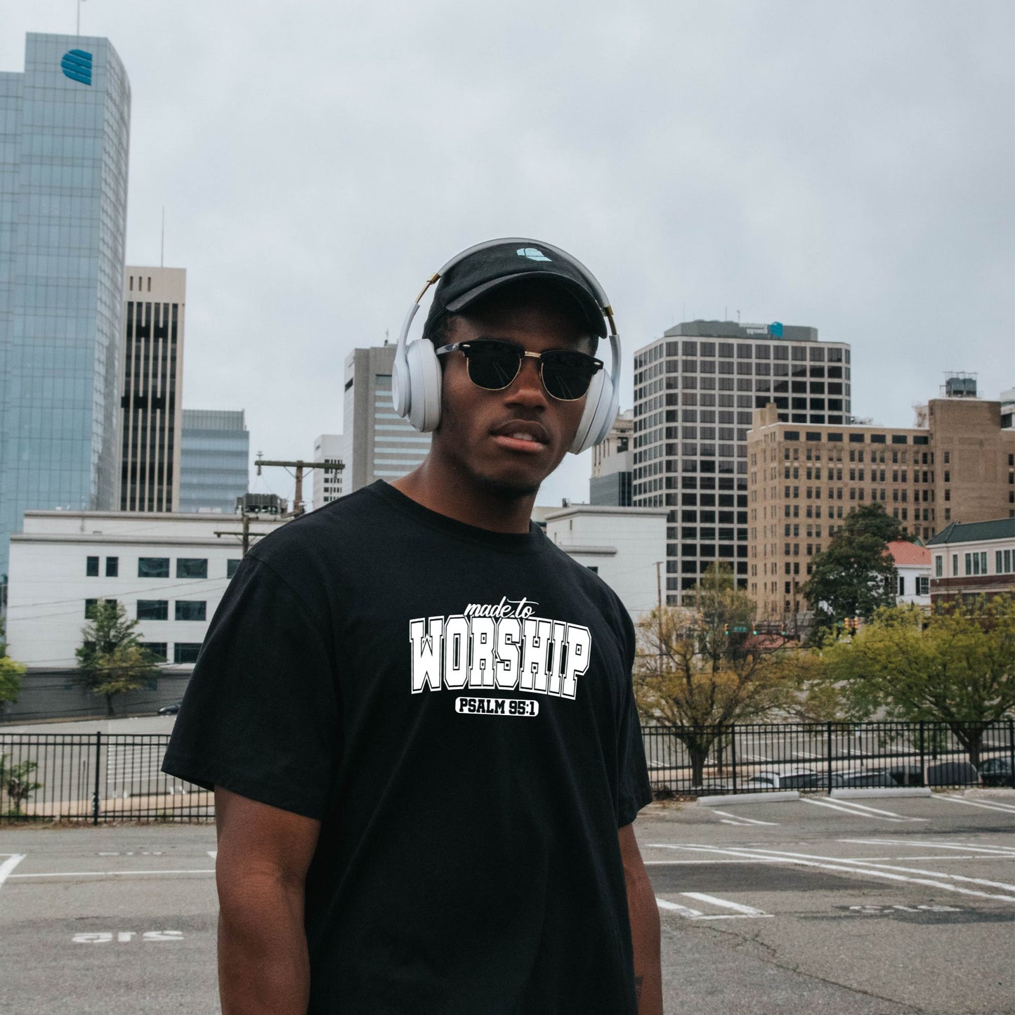 Made to Worship, Psalm 95:1 Worship T-shirt, Christian Apparel