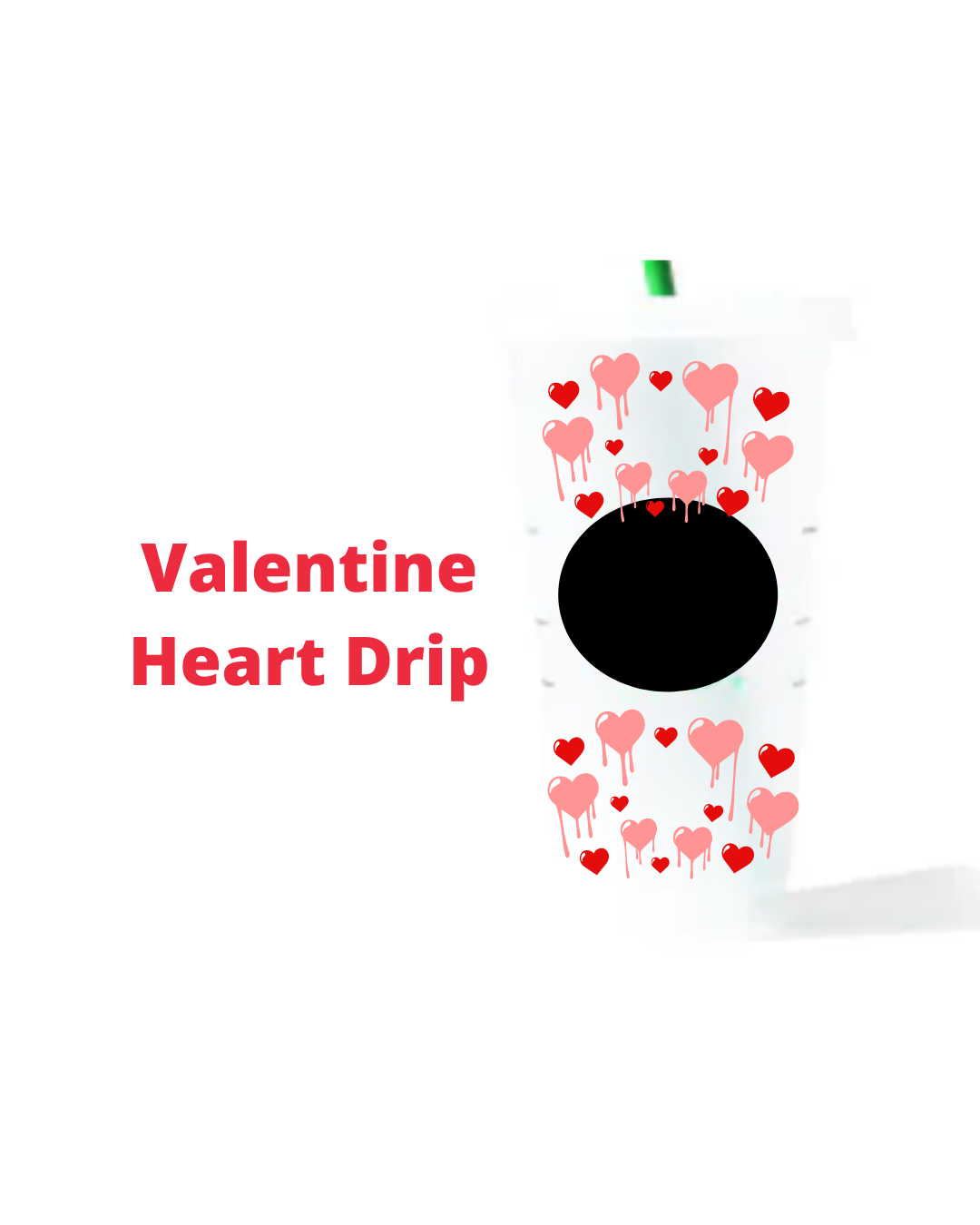 Cold Cup Reusable Drip Heart - Keep Prominent Boutique