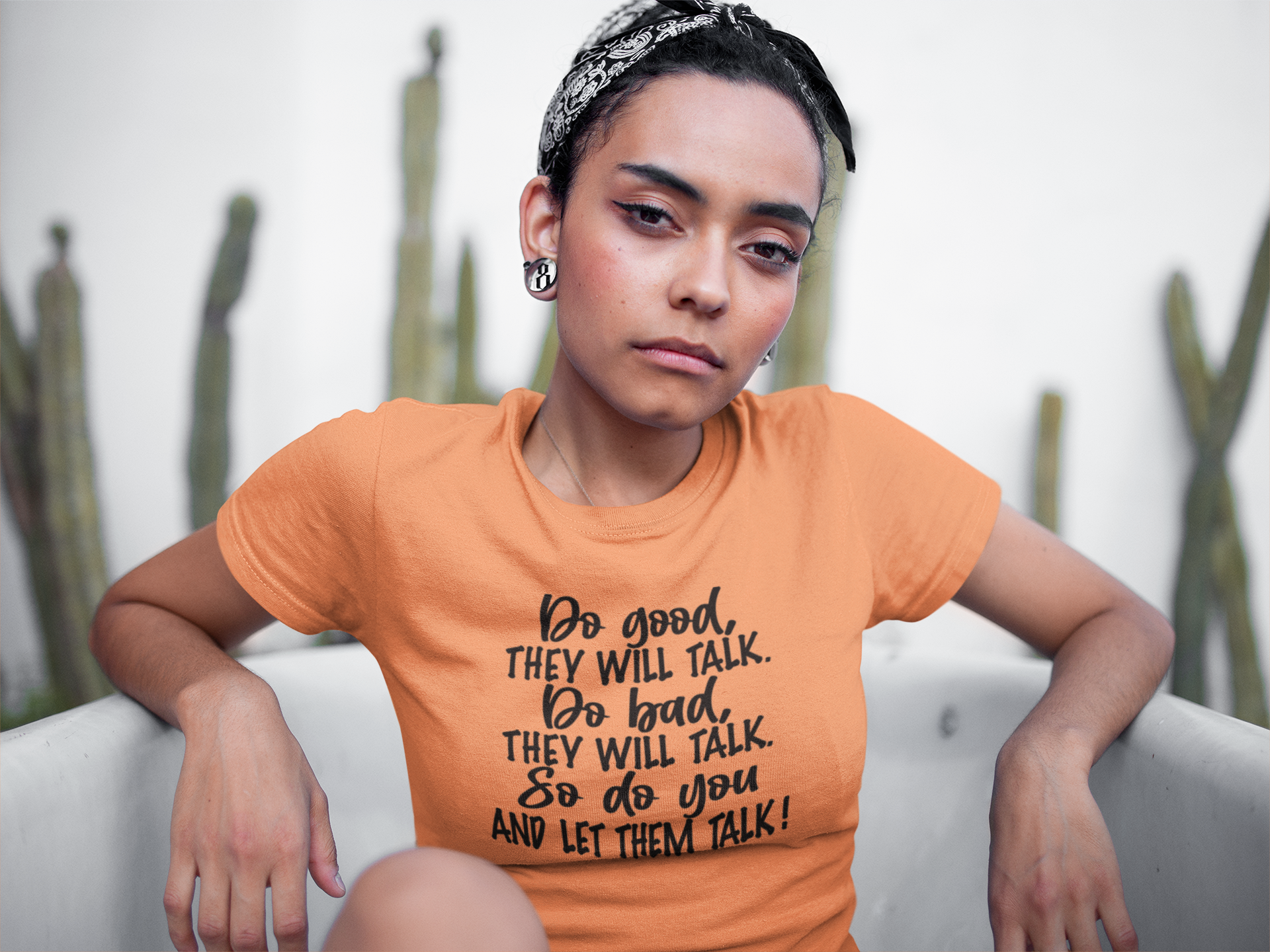 Let Them Talk short sleeve t-shirt - Keep Prominent Boutique
