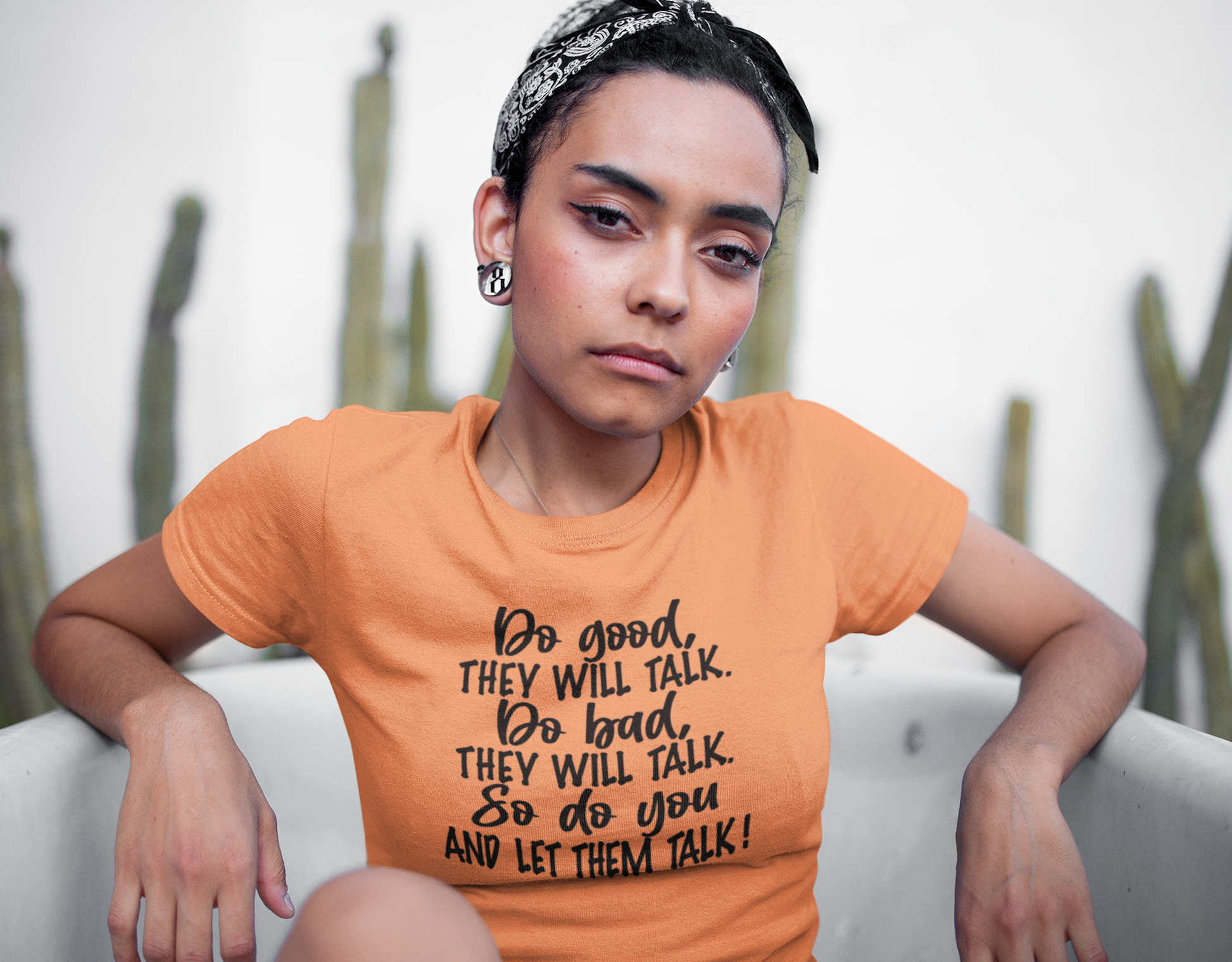 Let Them Talk short sleeve t-shirt - Keep Prominent Boutique