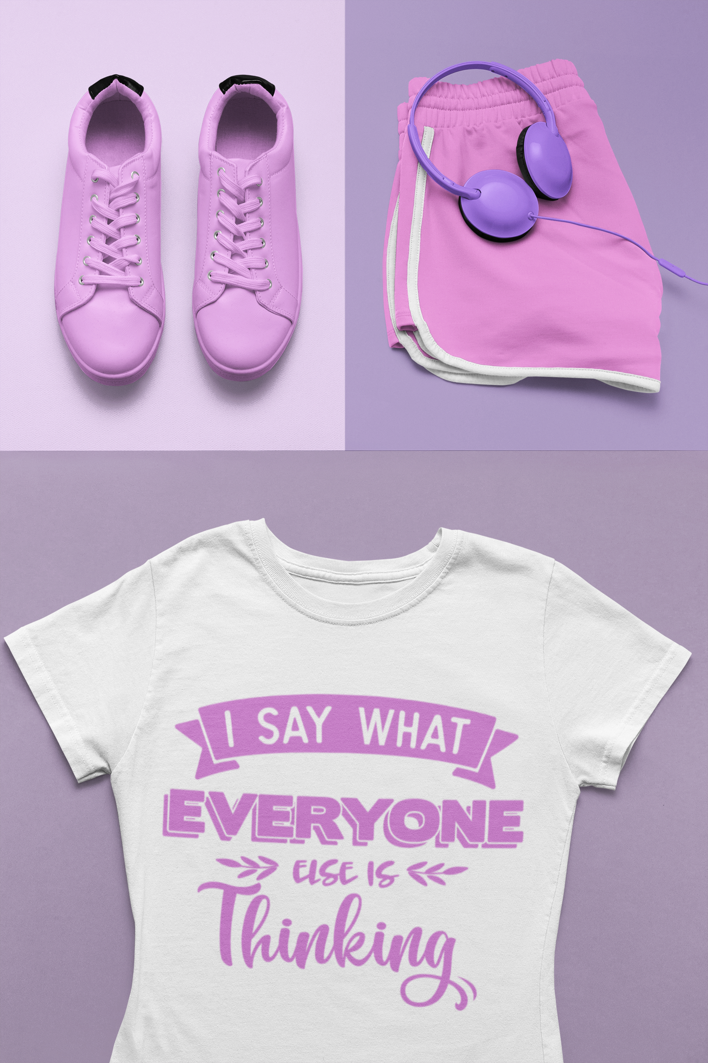 I Say What Everyone Else Is Thinking White T-shirt - Keep Prominent Boutique